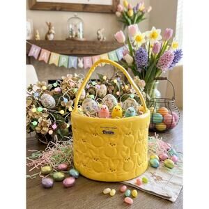 Bath And Body Marshmallow Bunnies PEEPS Gift Easter Basket Bag Bath & Body Works